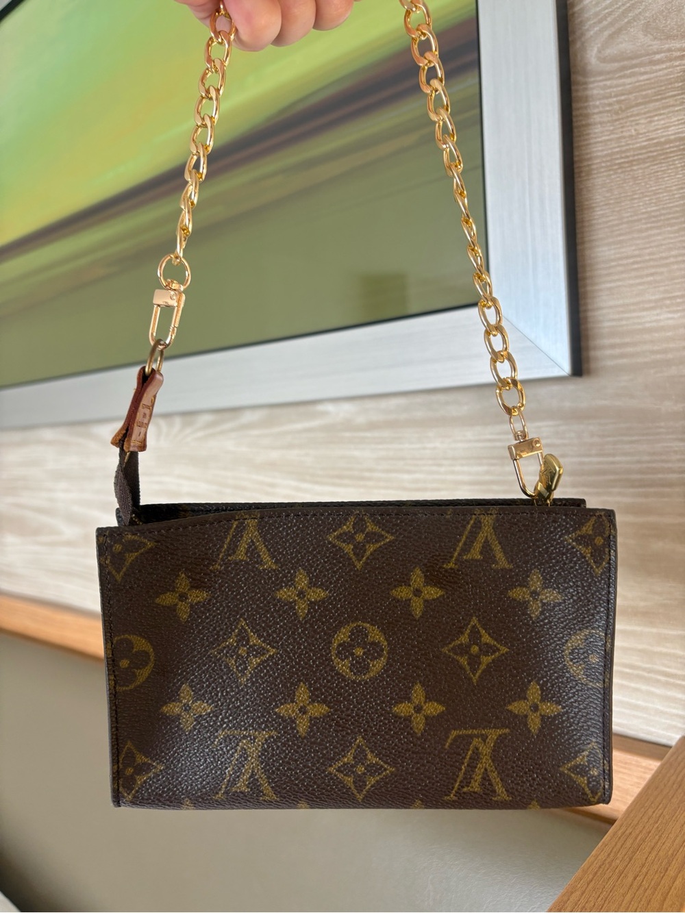 Auth LOUIS VUITTON Monogram Bucket PM Accessory Pouch - Picture 13 of 13